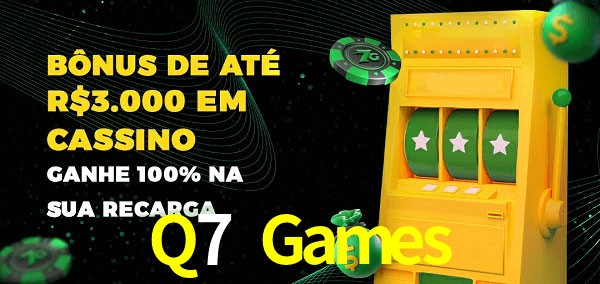 Q7 Games melhor bônus de depósito